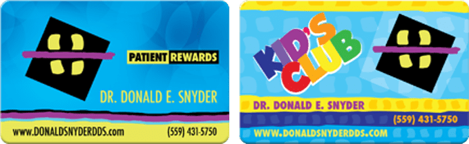Dr. Donald Snyder Reward Cards