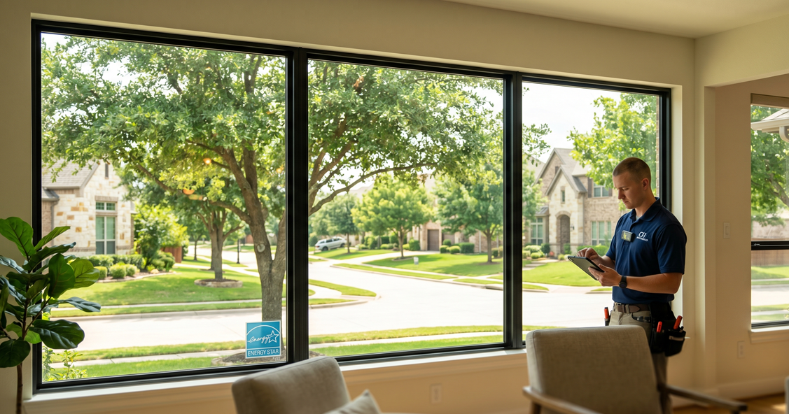 Modern Texas home with upgraded energy-efficient windows featured in the Best Window Replacement Companies in Allen, TX — 2026 Guide