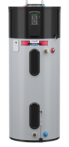 A picture of a water heater on a white background.