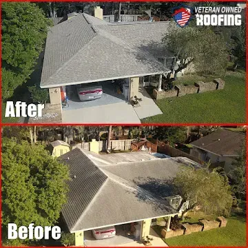 Residential roof restoration and shingle replacement comparison