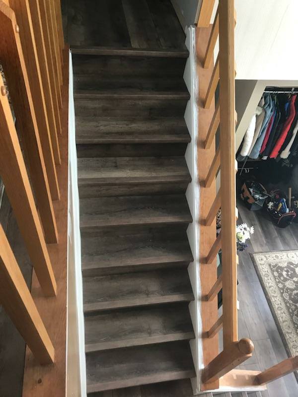 Wood Stairs — Stairs Installation Modern interior in Hamburg, NY