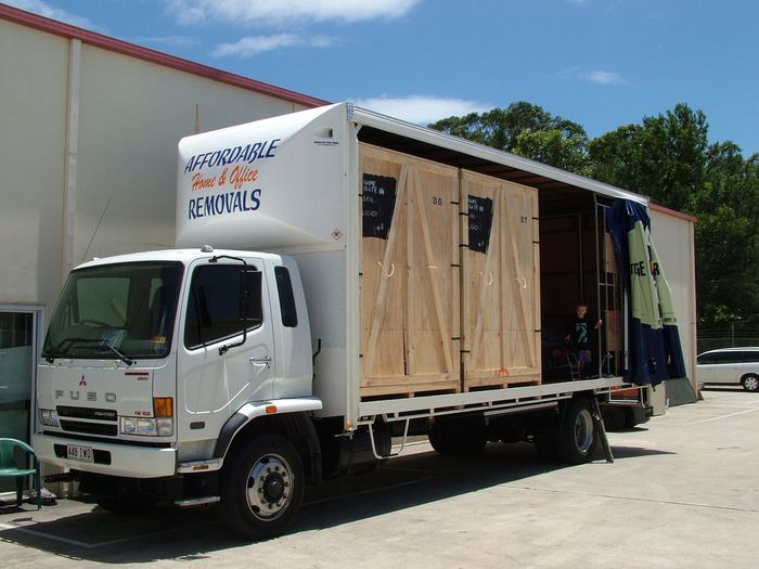 Loaded Modules on Truck — Queensland — Affordable Home & Office Removals
