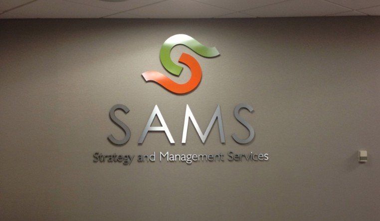 A sign for sams strategy and management services