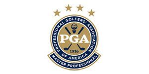 A logo for the professional golfers association of america