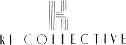 Logo for KI Collective with a stylized 