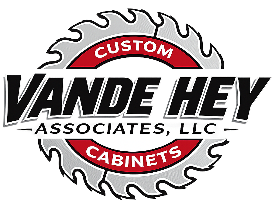 A circular saw blade logo with the red and white text 