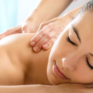 Massage Therapists — Woman Having Massage In Cotuit, MA