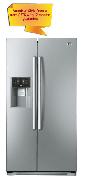 American Style Freezer from £275 with 12 months guarantee