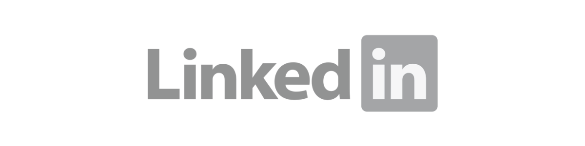 A linkedin logo with a shadow on a white background