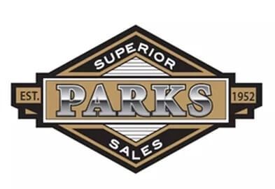 Superior Parks Sales logo with diamond frame and text: 