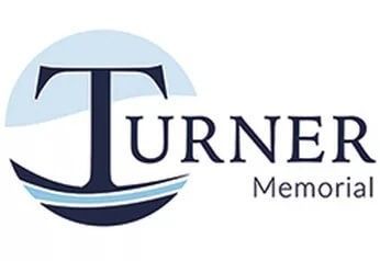 Logo for Turner Memorial, featuring 