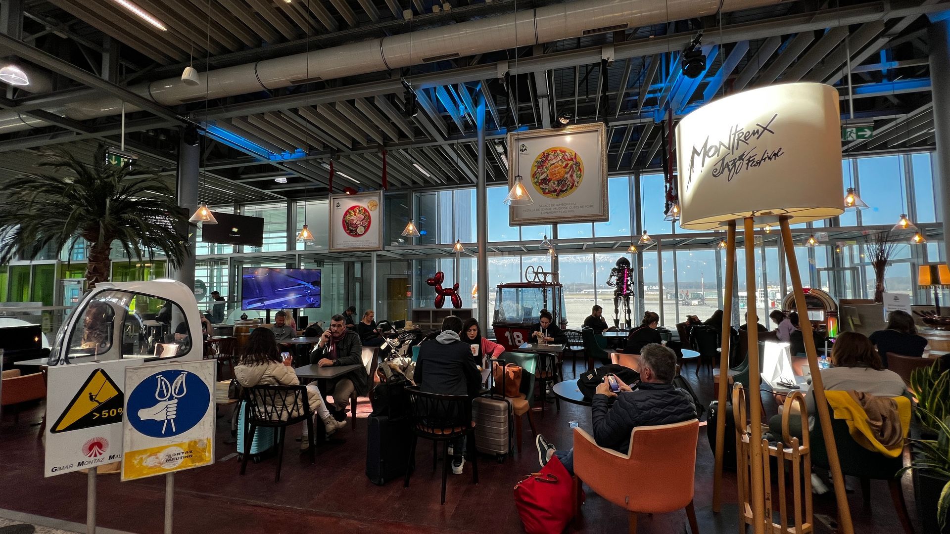 restaurant diner Genève Aéroport Départs