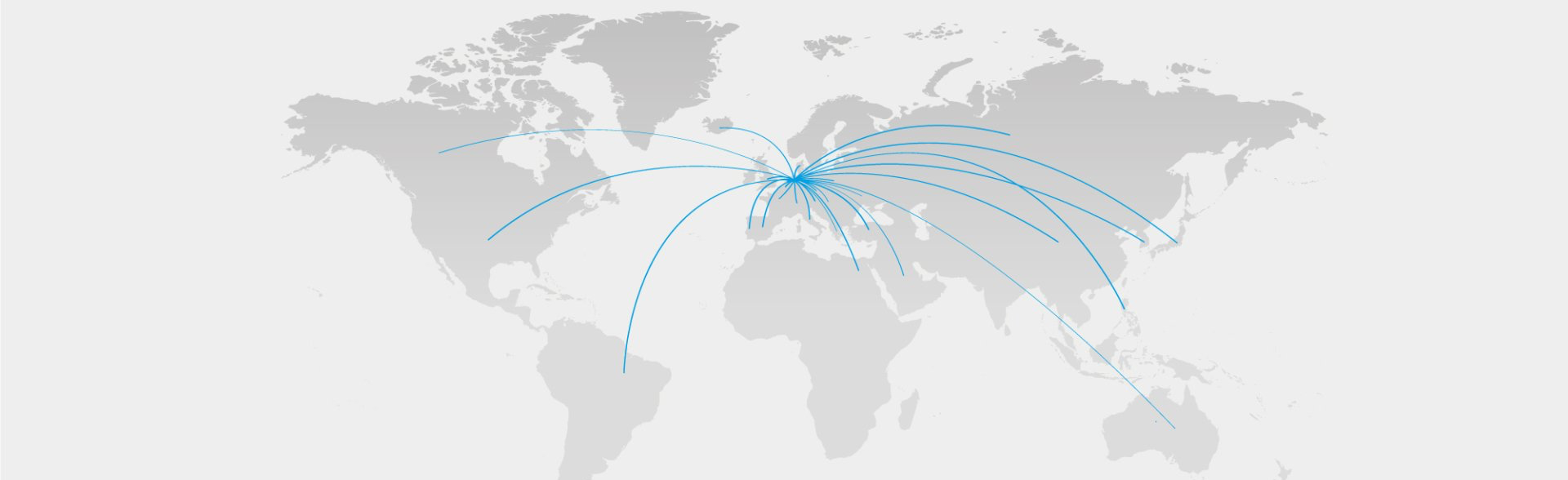 Weltkarte Auslieferung EMS FVK-Profile