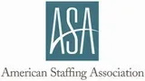 ASA logo, teal square with 