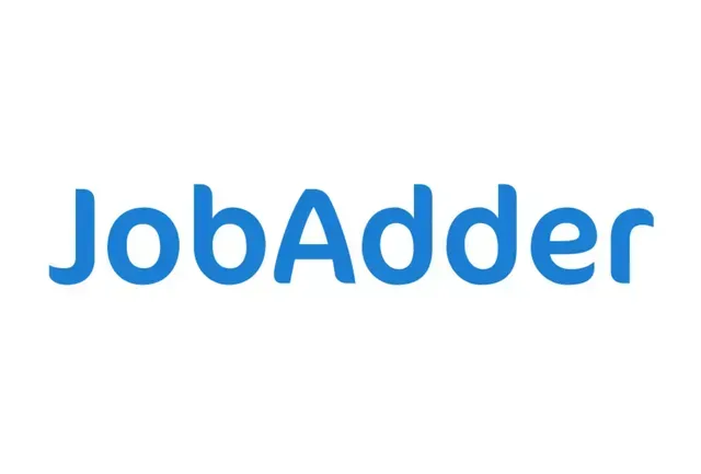 JobAdder logo: blue text on white background.