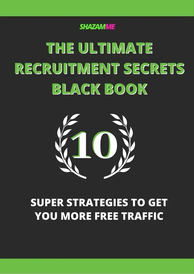 Black book cover with green text: 