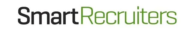 SmartRecruiters logo: Black text