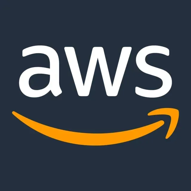 AWS logo: white 