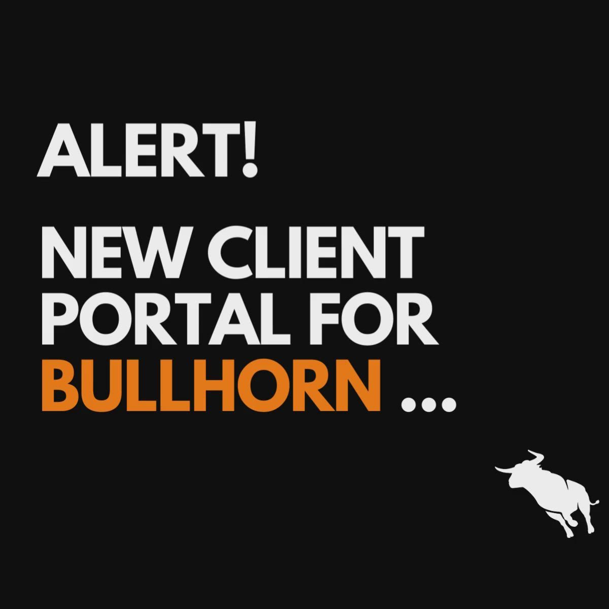 Black background with white text: