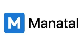 Blue square with a white