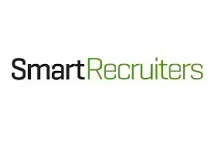 SmartRecruiters logo with black text and green