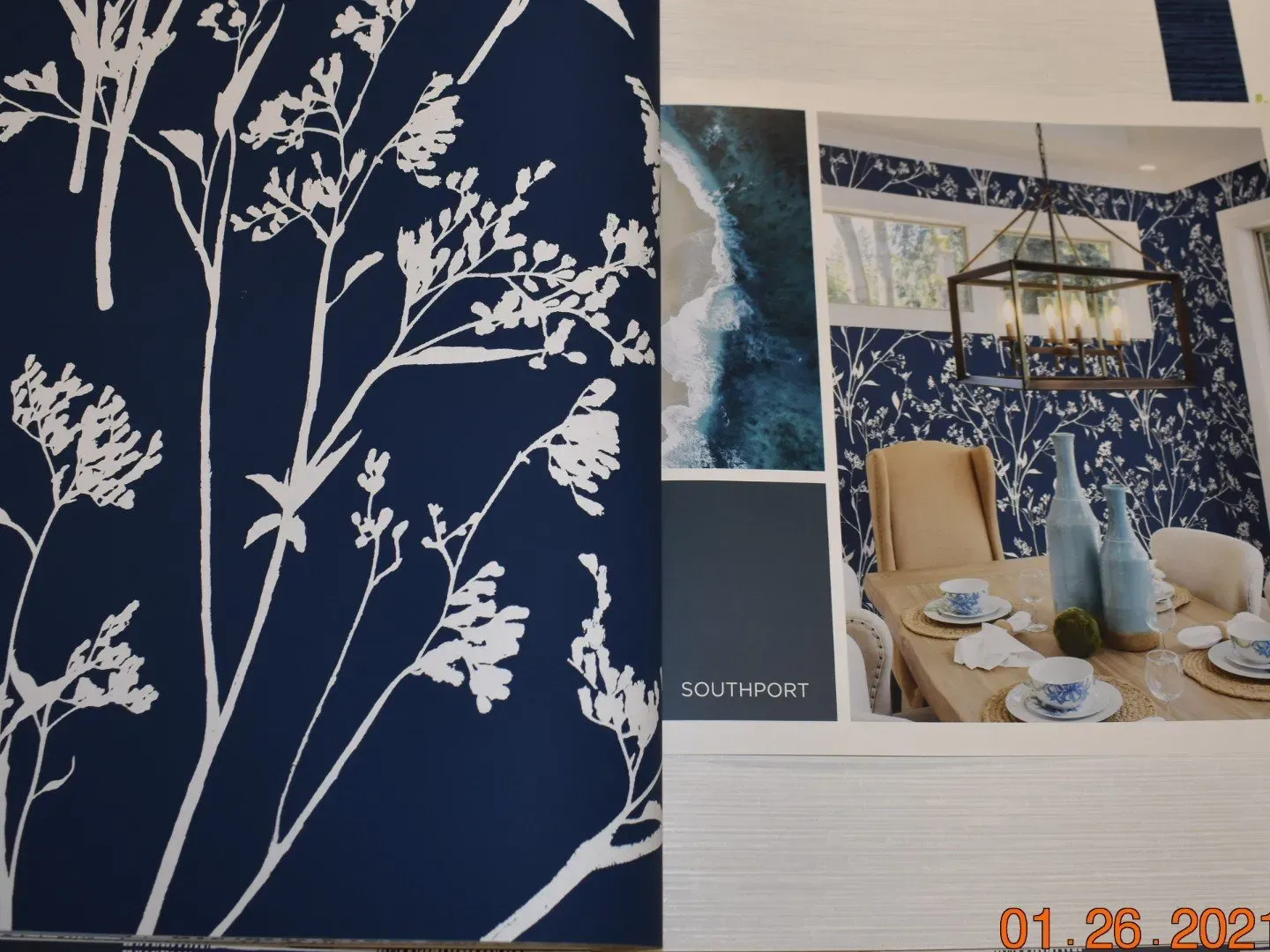 Blue Accent Wallpaper | Berlin, WI | Home Decorating