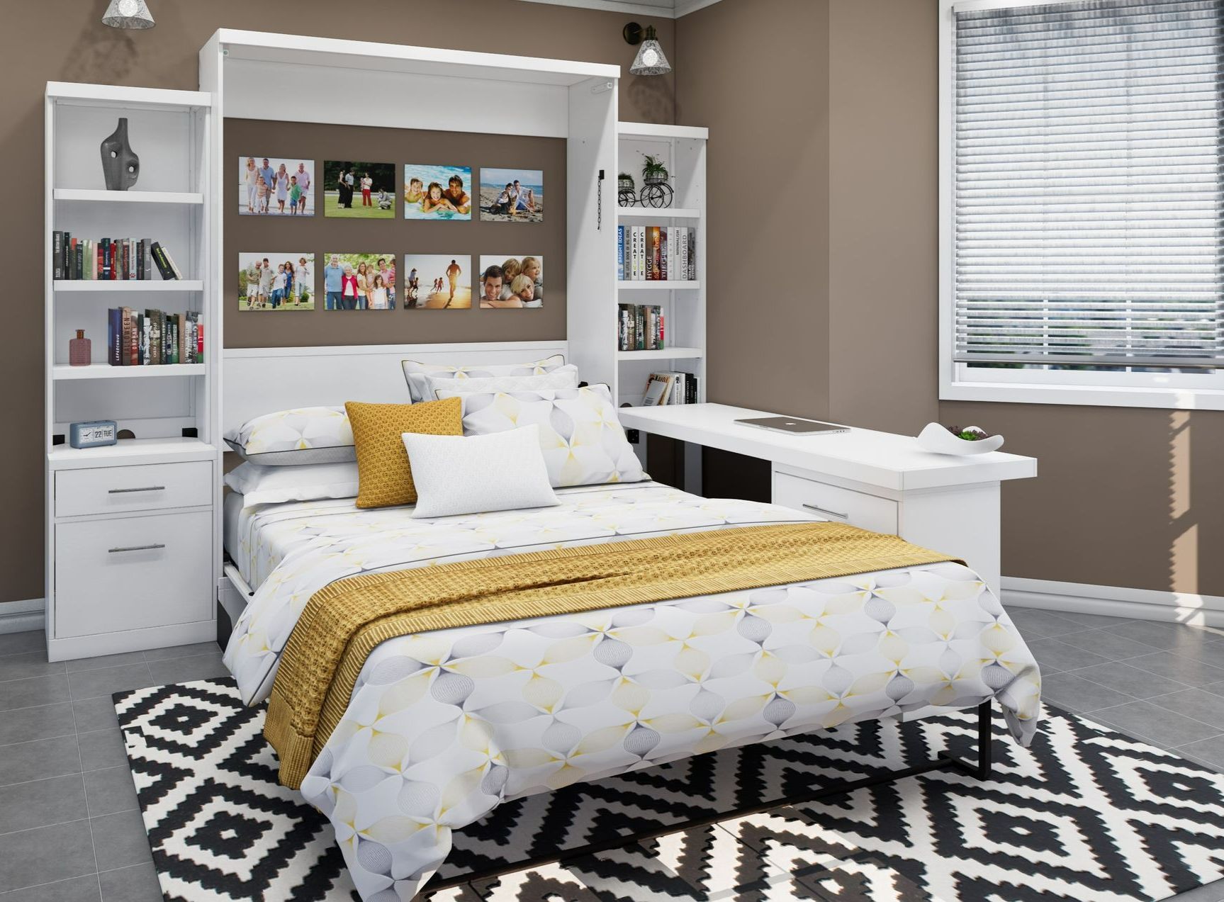 Best Murphy Desk Beds and Best Desk Wall Beds in stock at Irvine Murphy Beds in Orange County Ca 949-510-9382