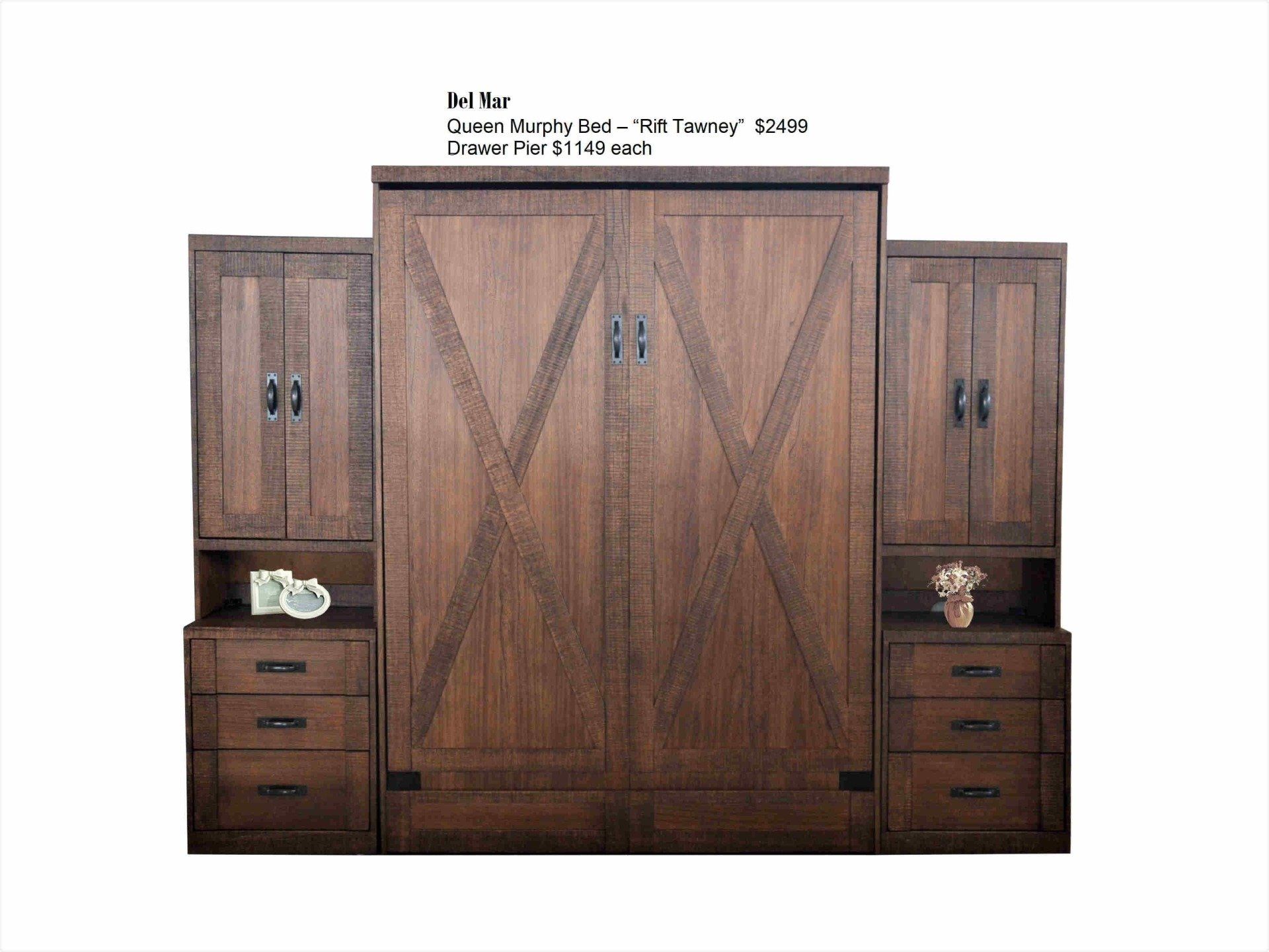 Del Mar - Rift Tawny Wall Beds and Murphy Beds in Orange County Ca at Irvine Murphy Beds 949-510-9382