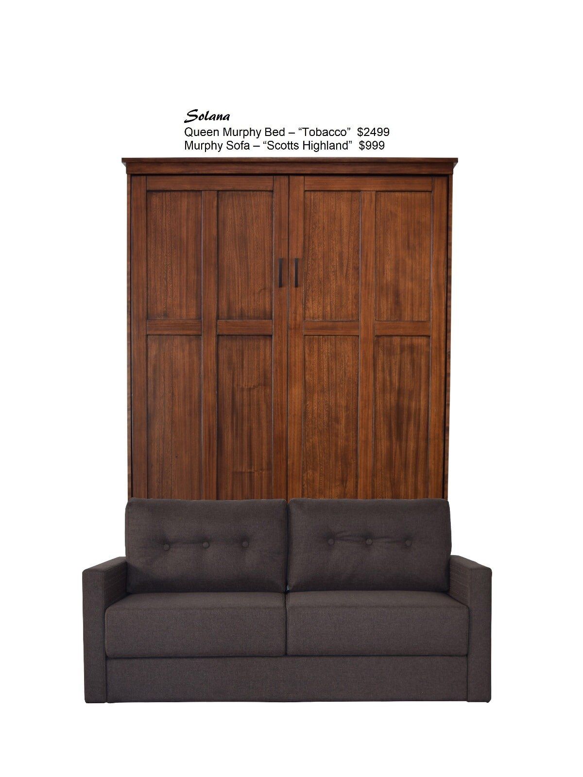 Solana - Tobacco Wall Beds and Murphy Beds in Orange County Ca at Irvine Murphy Beds 949-510-9382