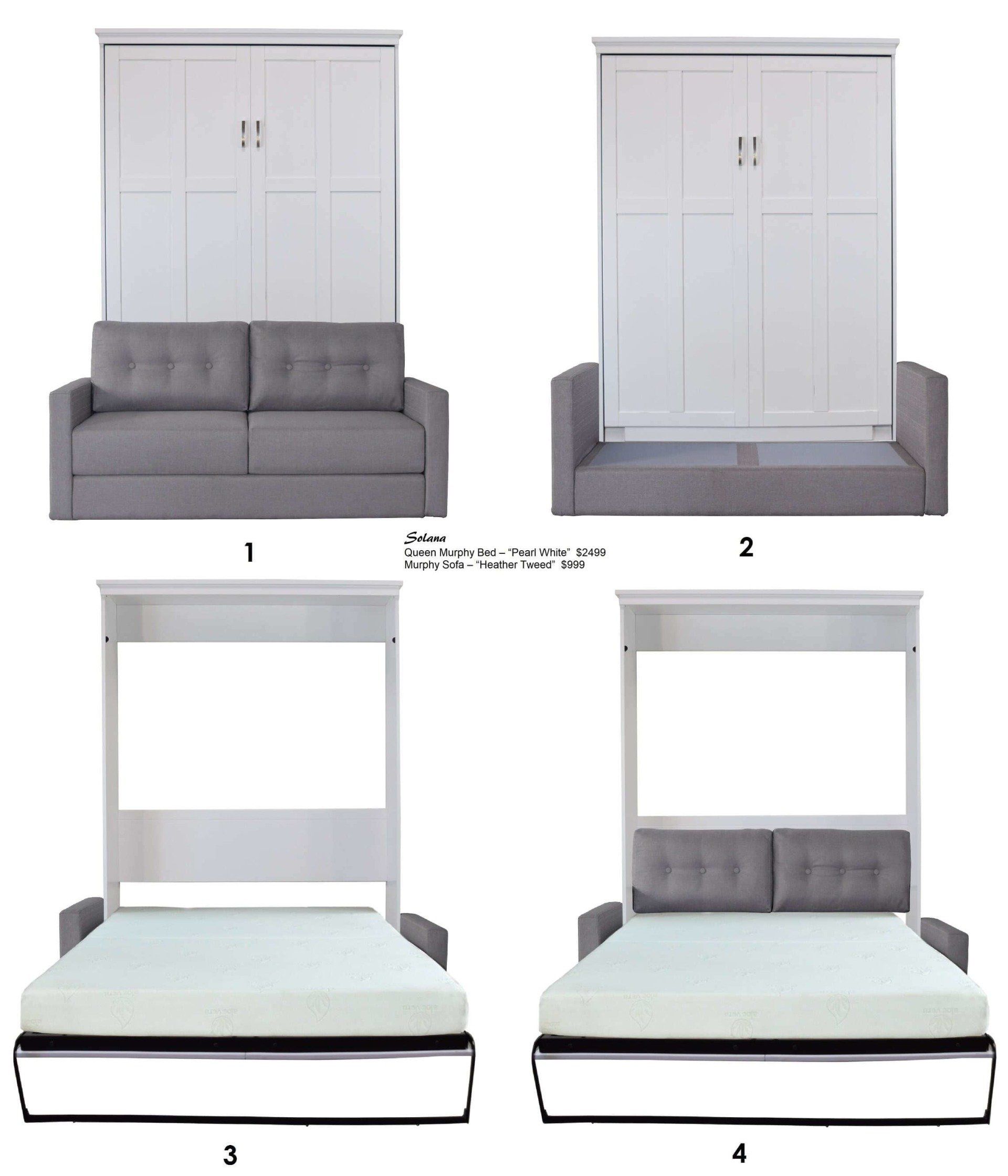 Solana - Snow White Wall Beds and Murphy Beds in Orange County Ca at Irvine Murphy Beds 949-510-9382