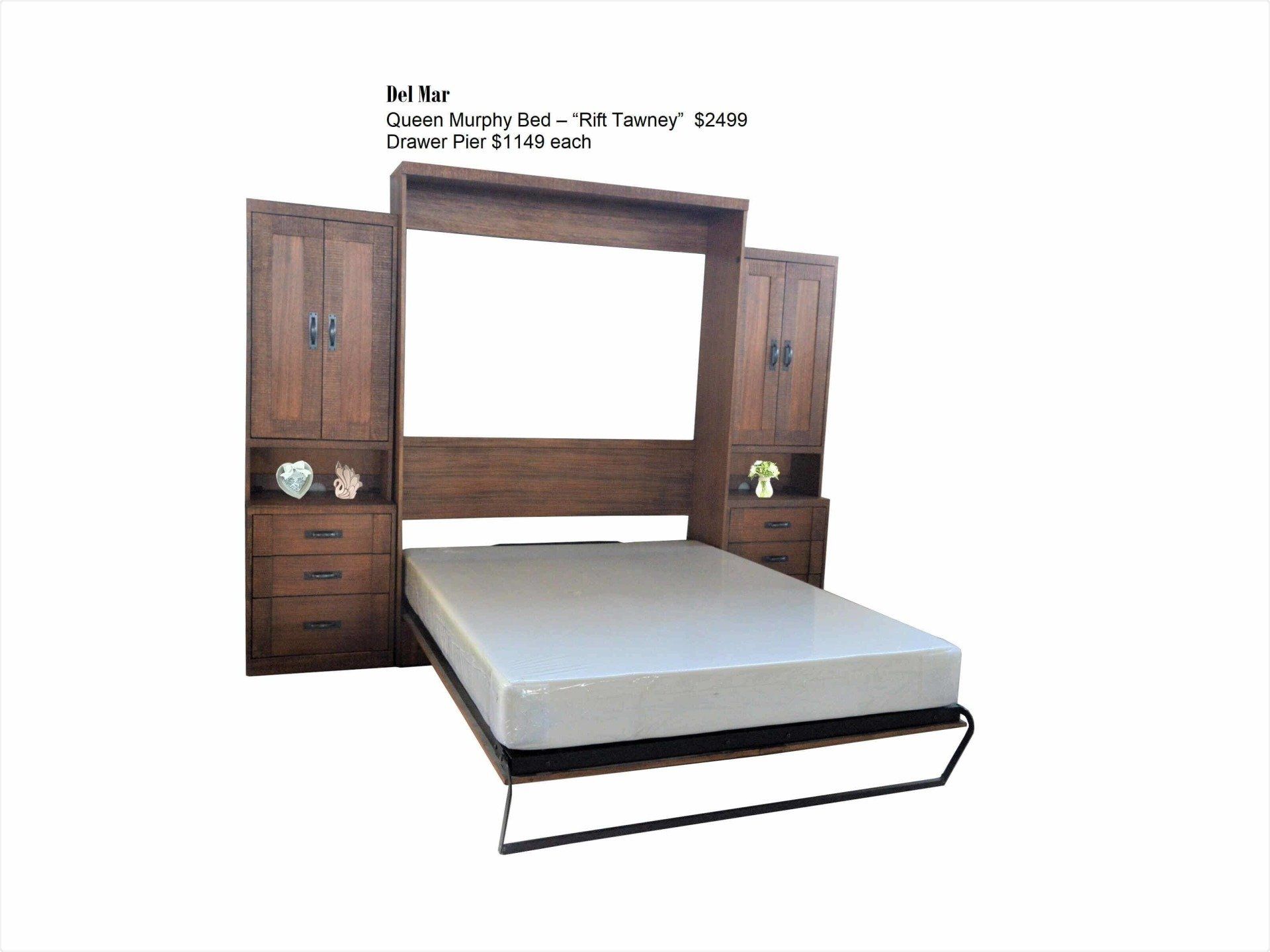 Del Mar - Rift Tawny Wall Beds and Murphy Beds in Orange County Ca at Irvine Murphy Beds 949-510-9382