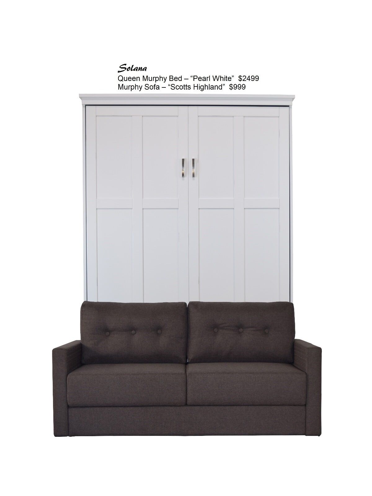 Solana - Snow White Wall Beds and Murphy Beds in Orange County Ca at Irvine Murphy Beds 949-510-9382