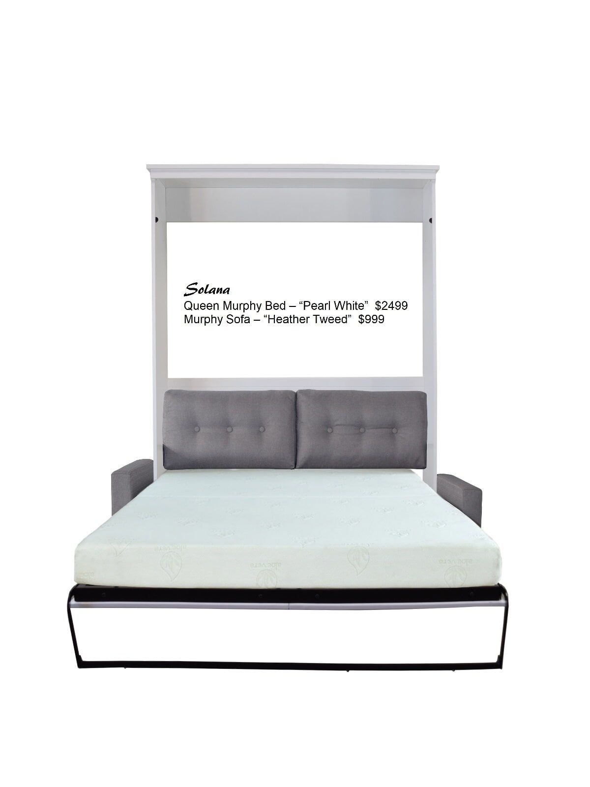 Solana - Snow White Wall Beds and Murphy Beds in Orange County Ca at Irvine Murphy Beds 949-510-9382