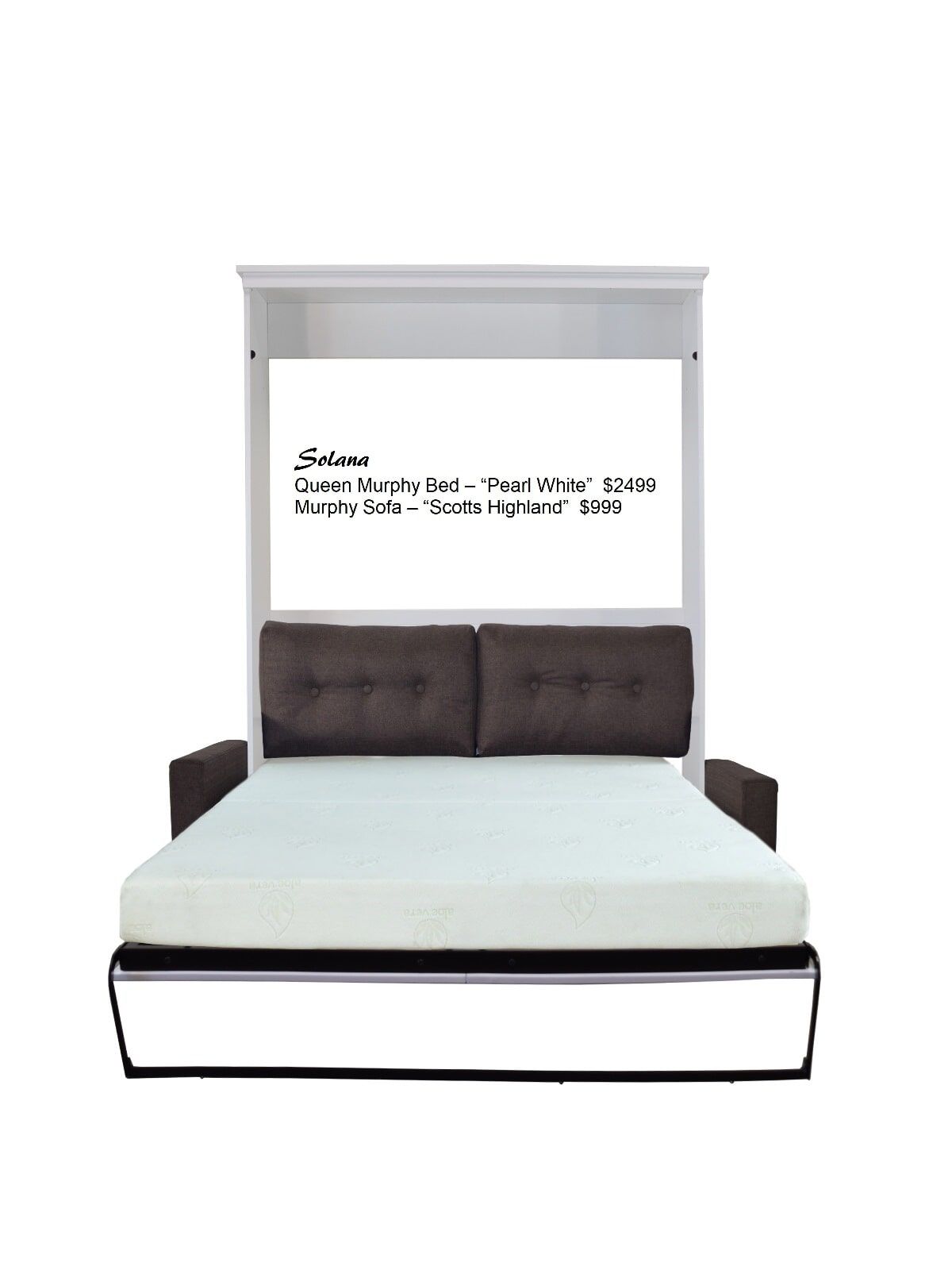 Solana - Snow White Wall Beds and Murphy Beds in Orange County Ca at Irvine Murphy Beds 949-510-9382