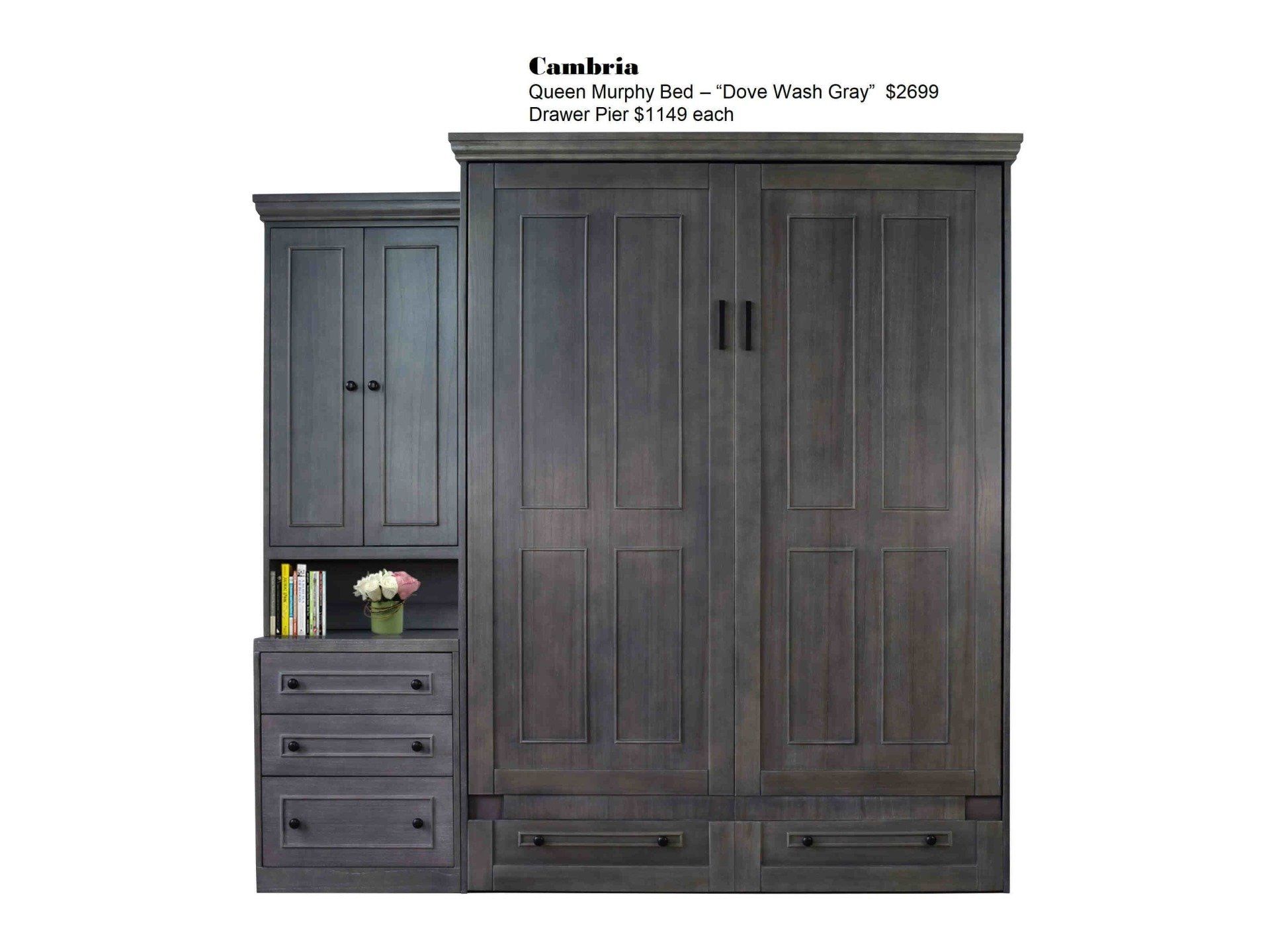 Del Mar - Rift Tawny Wall Beds and Murphy Beds in Orange County Ca at Irvine Murphy Beds 949-510-9382