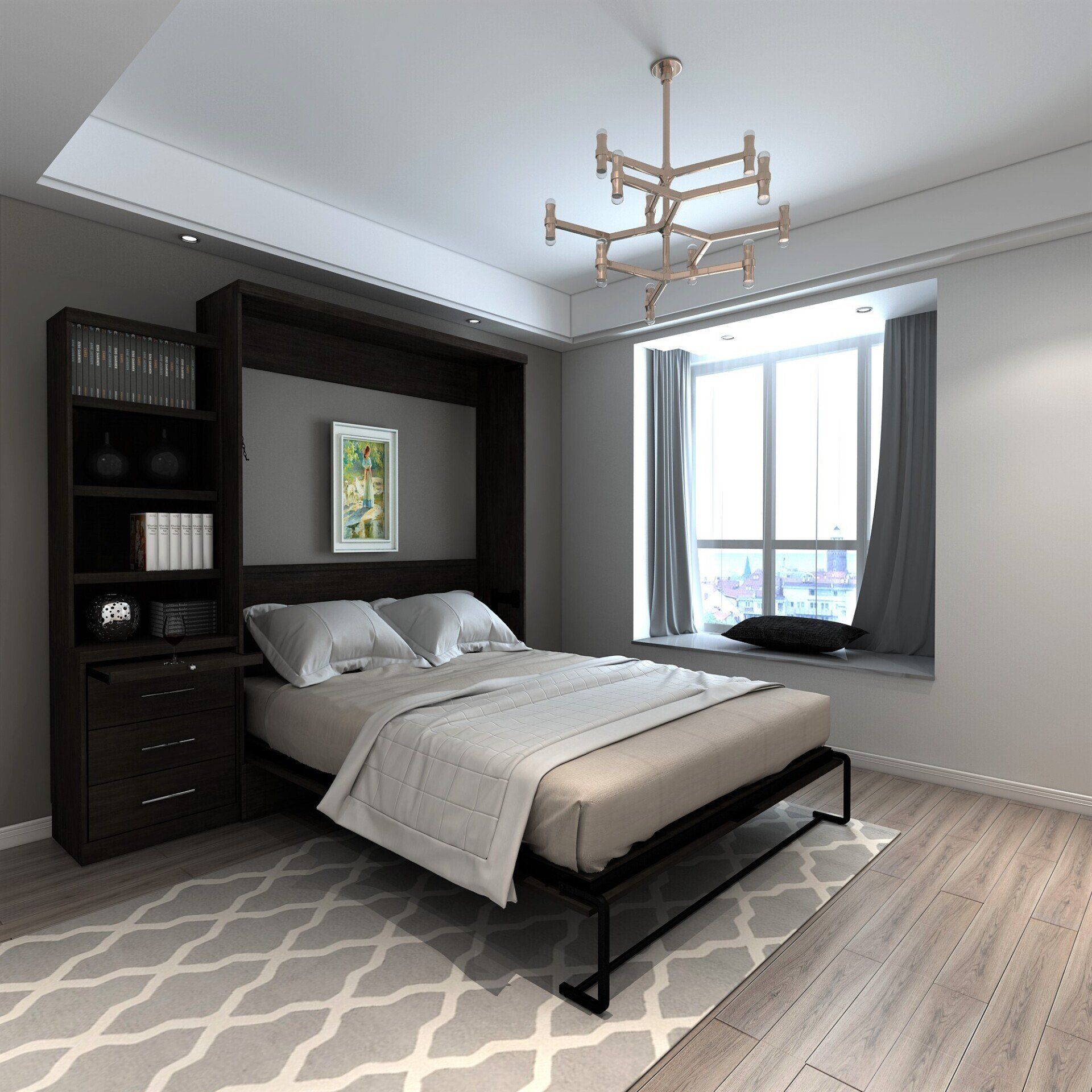 Brookefield Open With 3 Dwr Pier - NR Wall Beds and Murphy Beds in Orange County Ca at Irvine Murphy Beds 949-510-9382