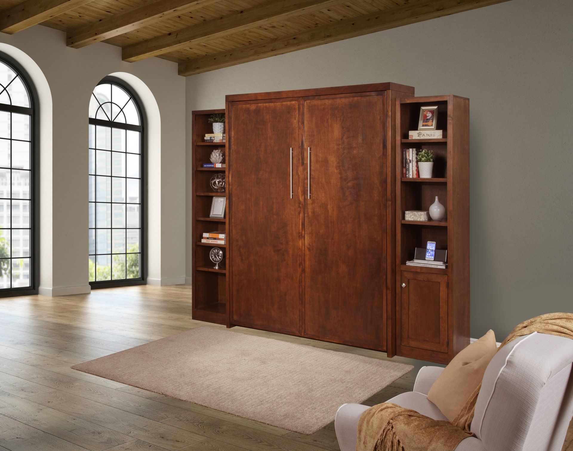 Murphy Bed Horizon Set Closed at Irvine Murphy Beds Orange County Ca 949-510-9382