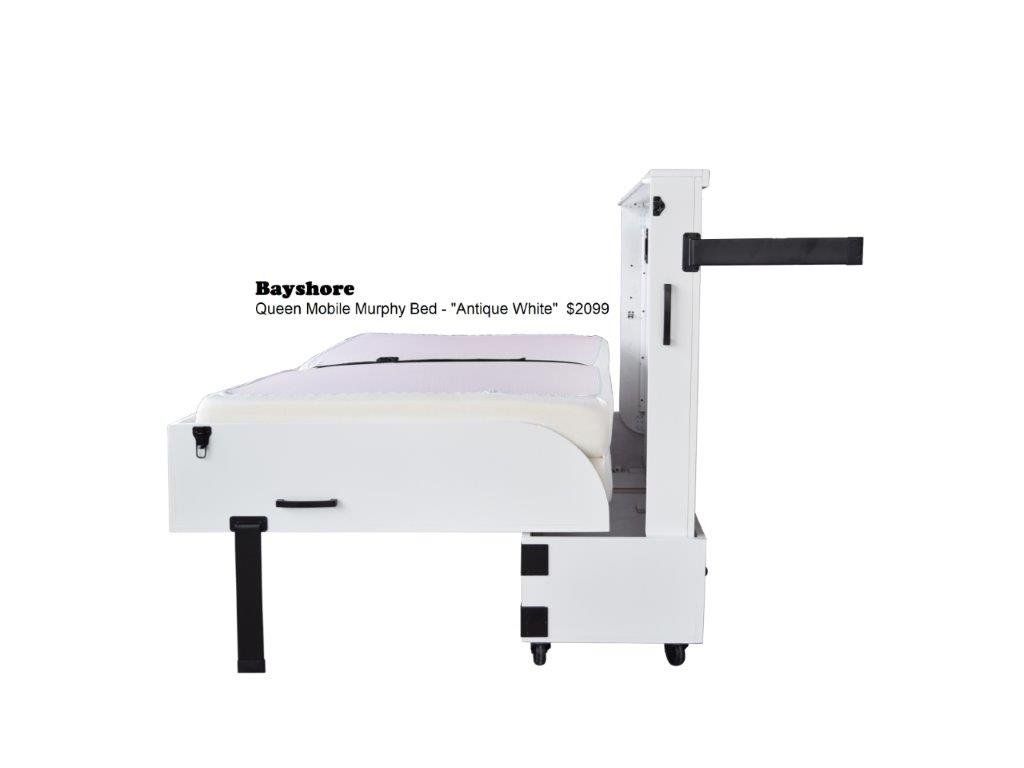 Bayshore - Antique White Wall Beds and Murphy Beds in Orange County Ca at Irvine Murphy Beds 949-510-9382