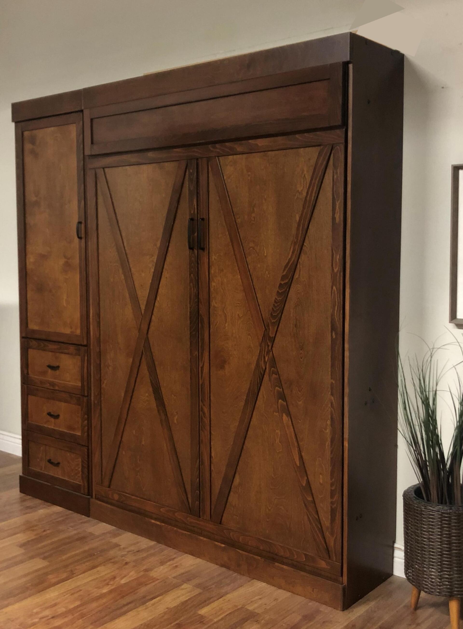 Yellowstone Set Closed Side View Wall Beds and Murphy Beds in Orange County Ca at Irvine Murphy Beds 949-510-9382