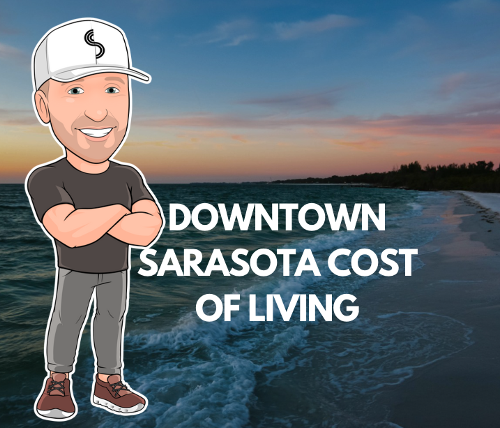 Downtown Sarasota skyline with waterfront condos and walkable streets near Sarasota Bay