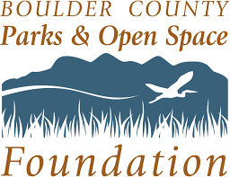 The logo for the boulder county parks and open space foundation