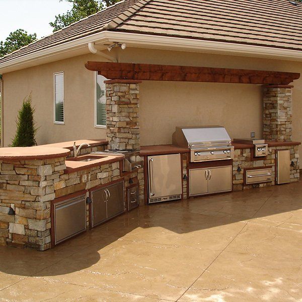 outdoor kitchen sets