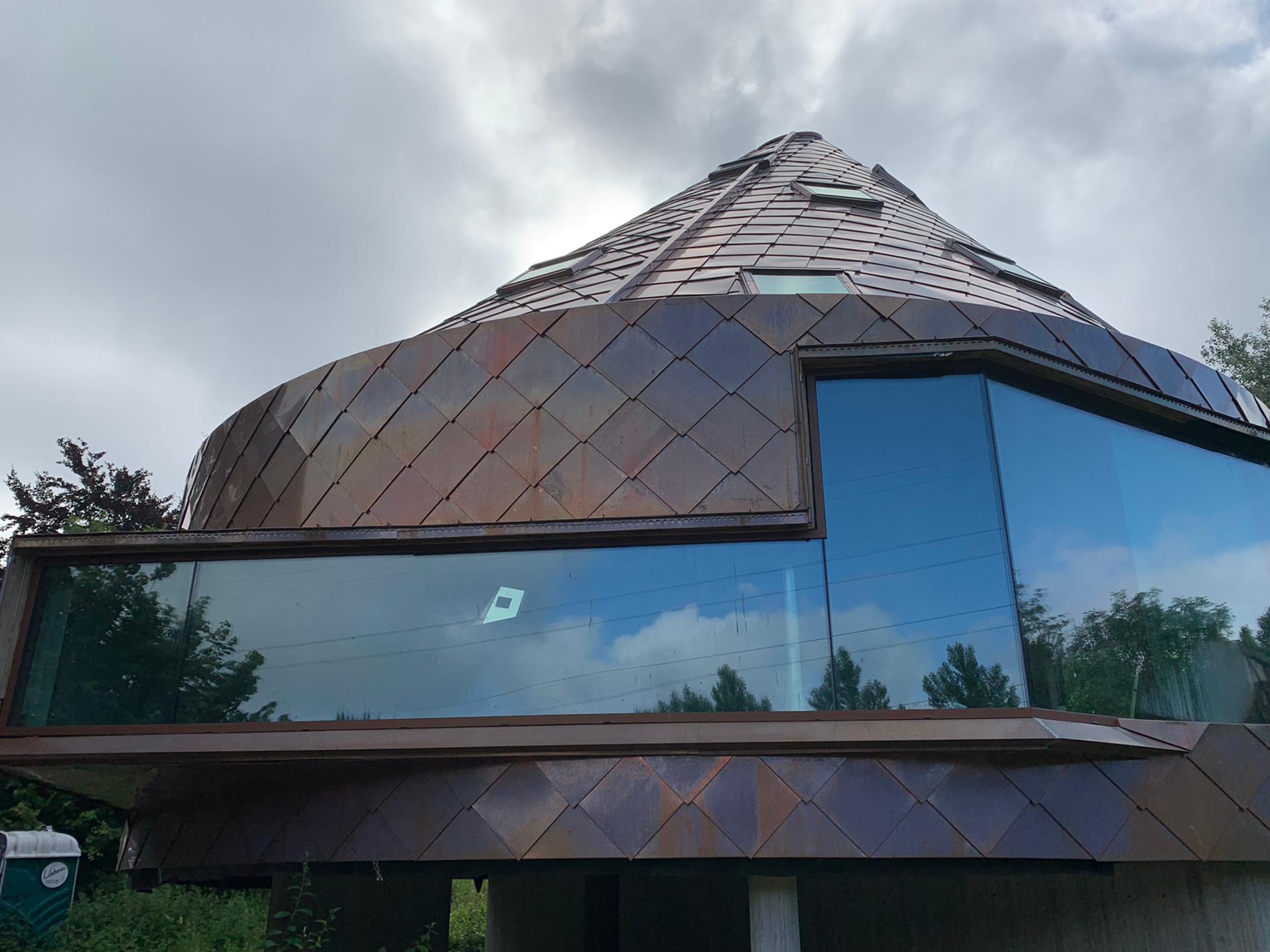 Slagregendichte folie