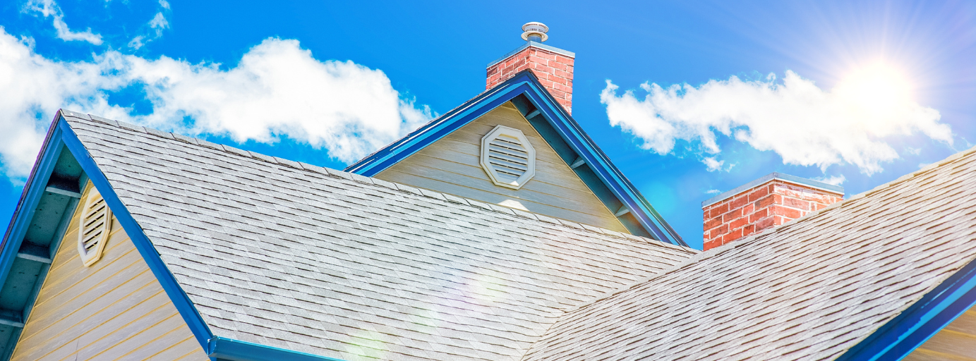 A house with an asphalt shingled roof installed by Rodd Roofing 