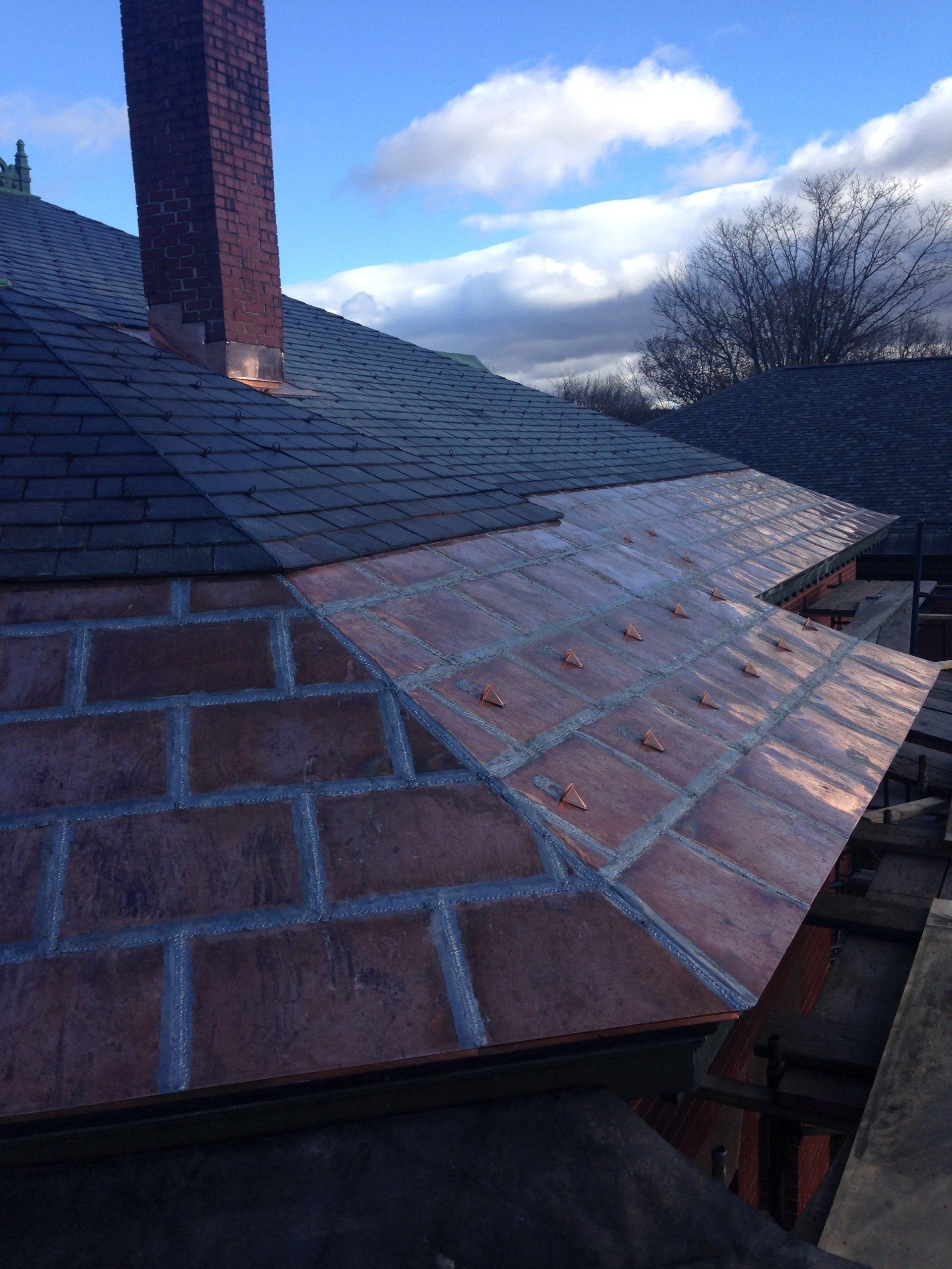 Asphalt and copper Vermont Roofing