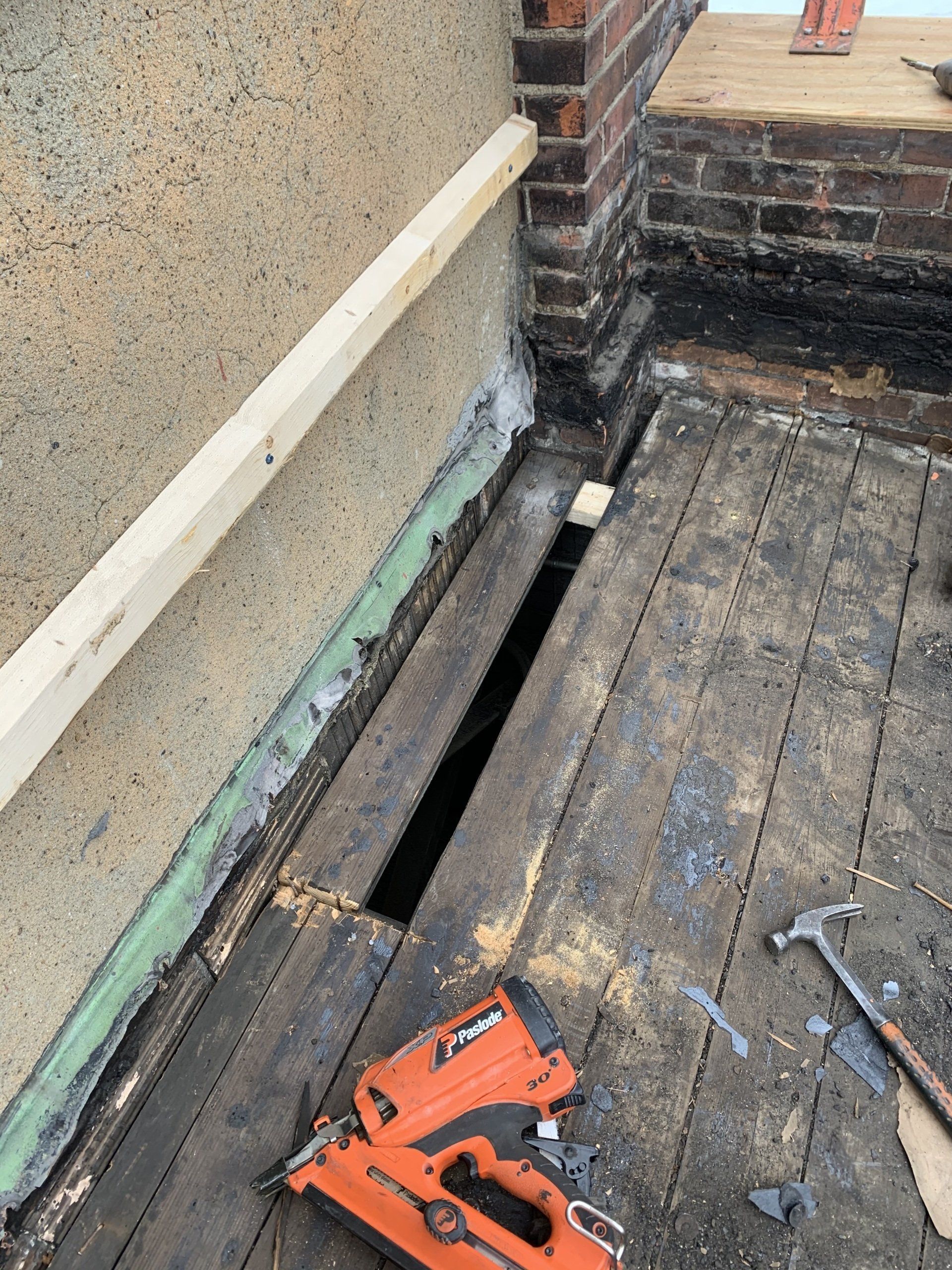 Rodd Roofing cleaning and preparing a roof