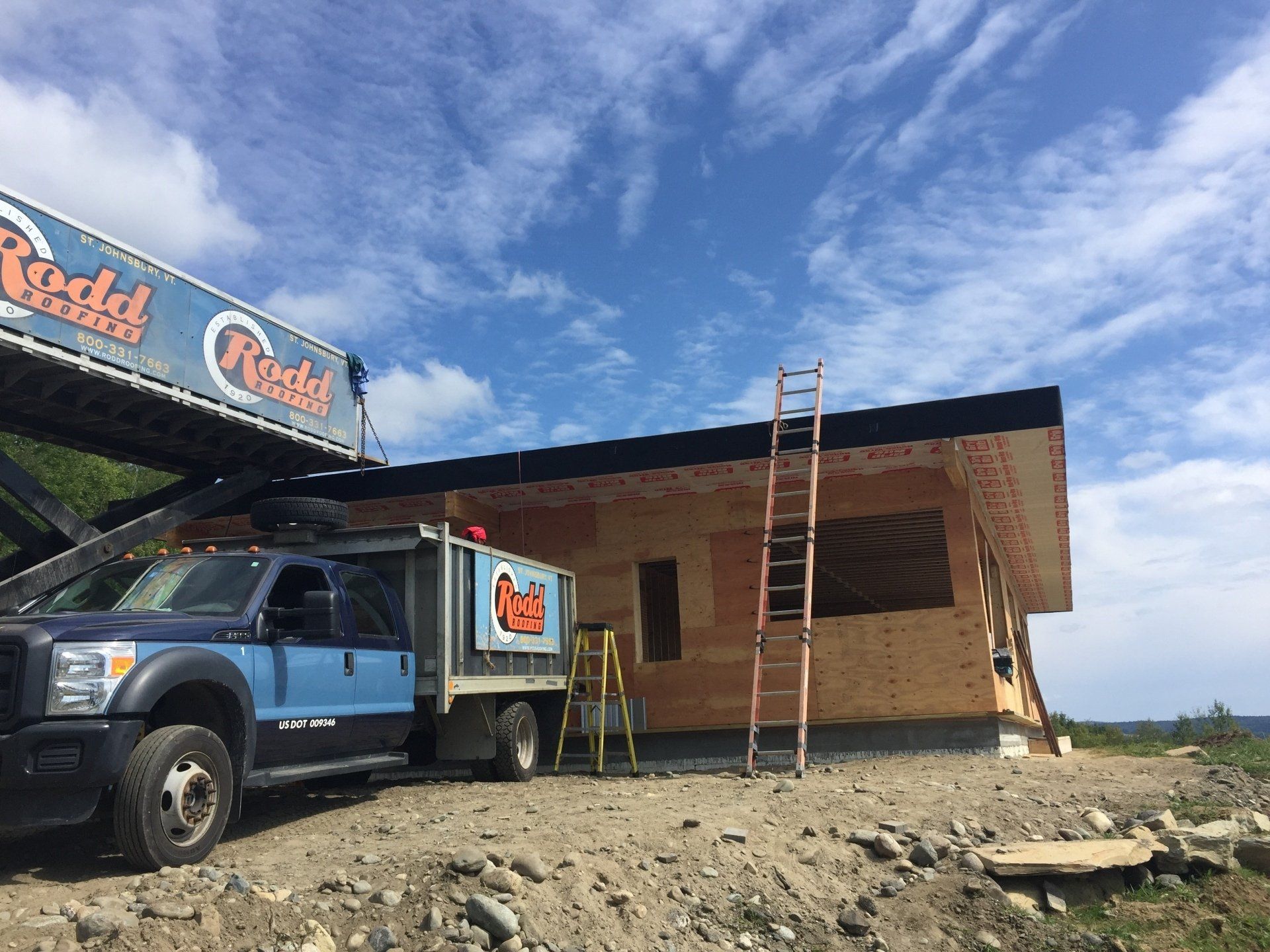 Rodd Roofing supply truck