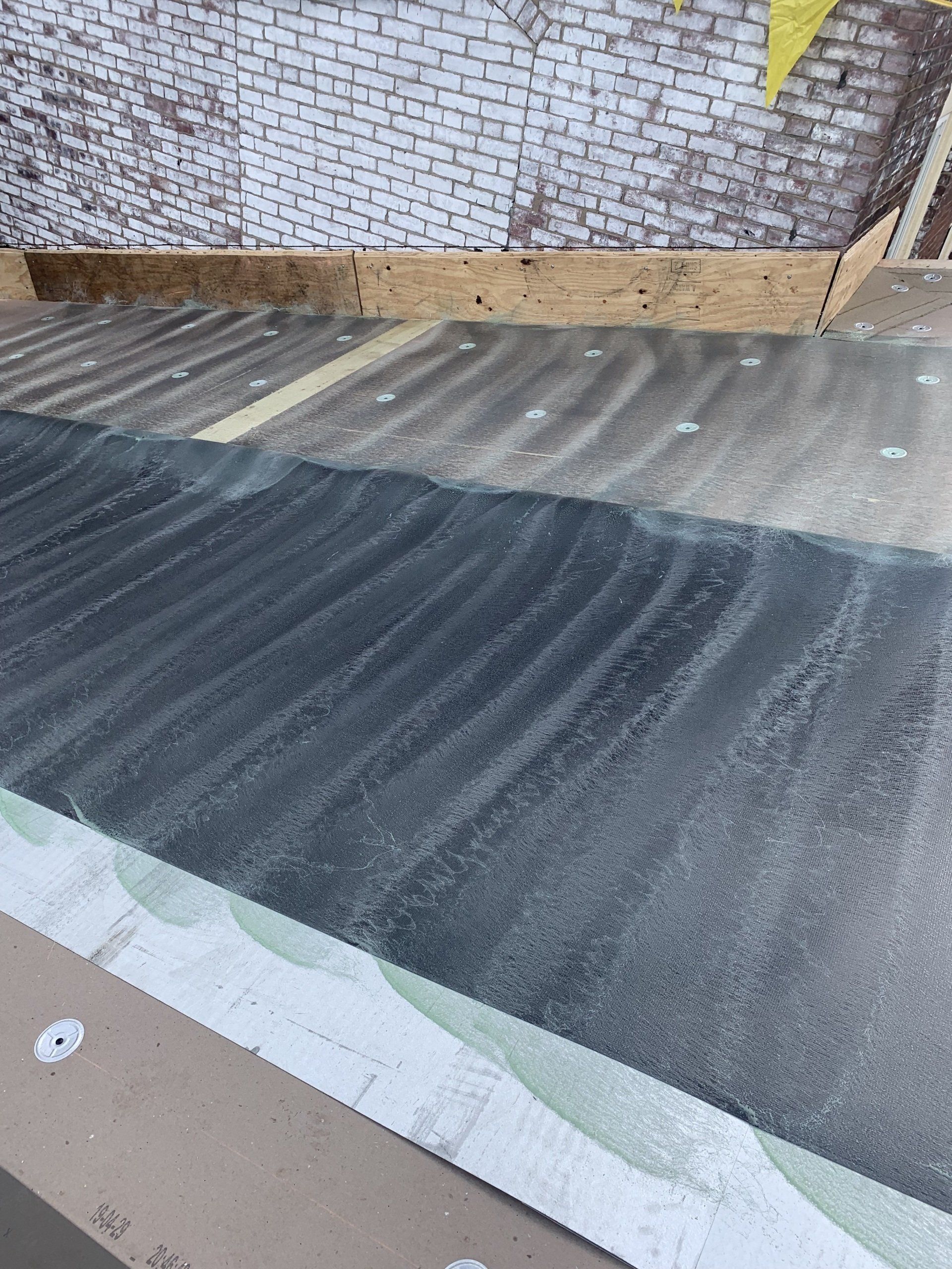 Rodd Roofing installing a new single-ply roof in New Hampshire