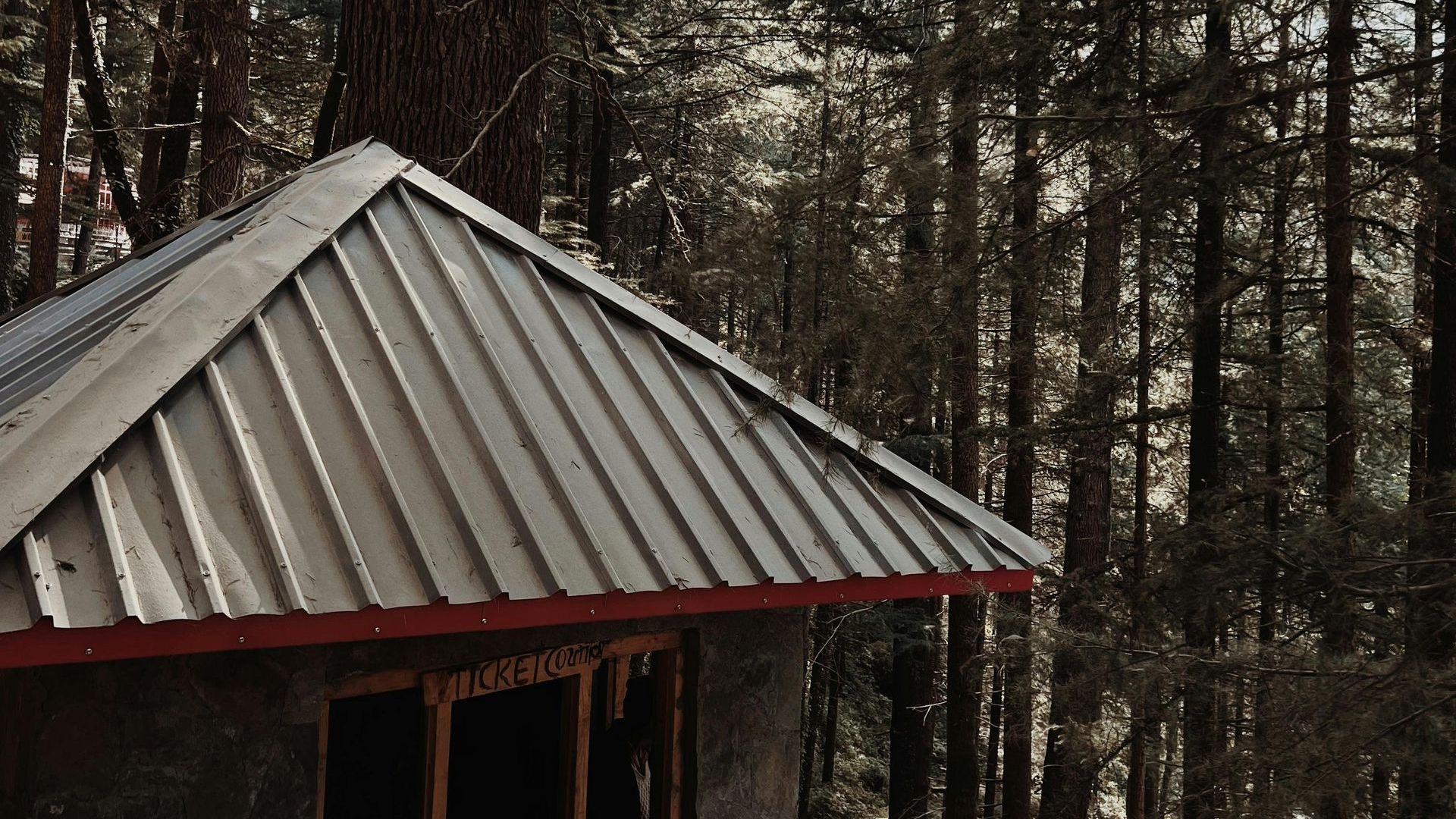 A metal roof on a Vermont home
