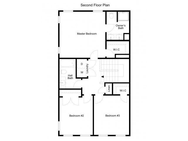 second floor plan